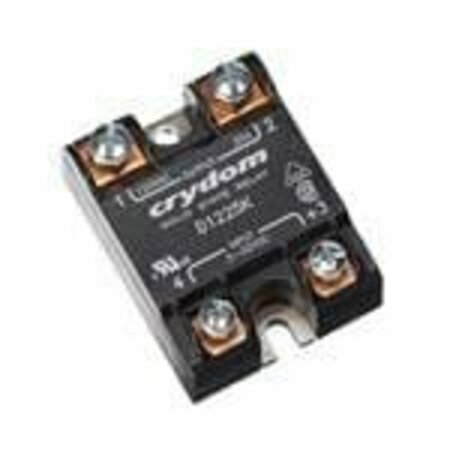 CRYDOM Solid State Relays - Industrial Mount Ssr Relay, Panel Mount, Ip00, 140Vac/25A, 3-32Vdc In, Zero D1225K
